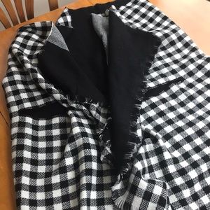 Reversible Shawl with Armholes! One Size fits all!